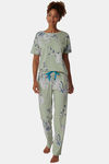 Triumph Cotton Pyjama Set - Moroccan Mint — thumbnail 1